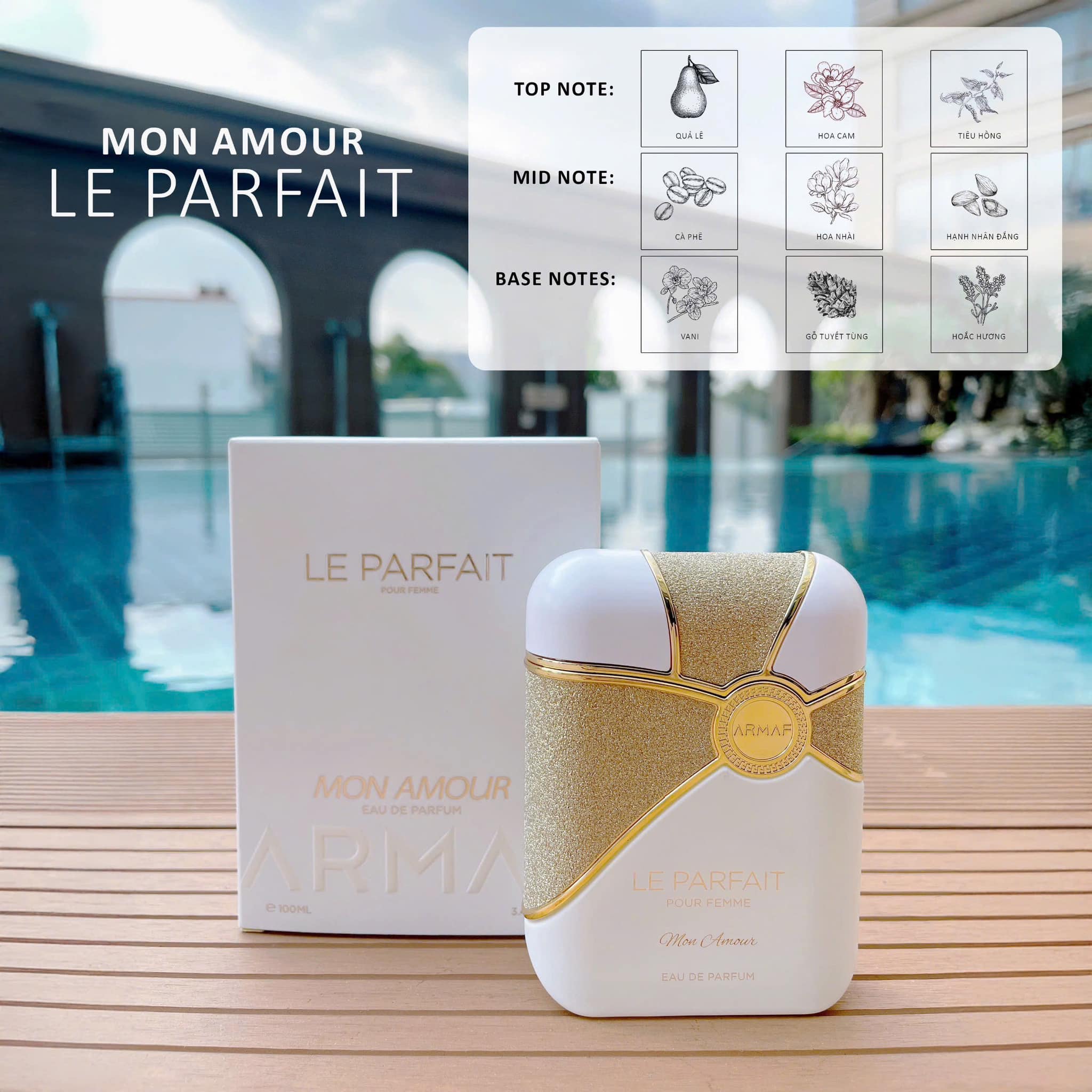 Chiết 10ml - Nước hoa nữ Armaf Le Parfait Pour Femme