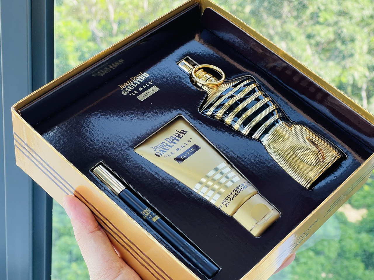 Set Nước Hoa Nam Jean Paul Gaultier Le Male Elixir Parfum 125ml 3 Món