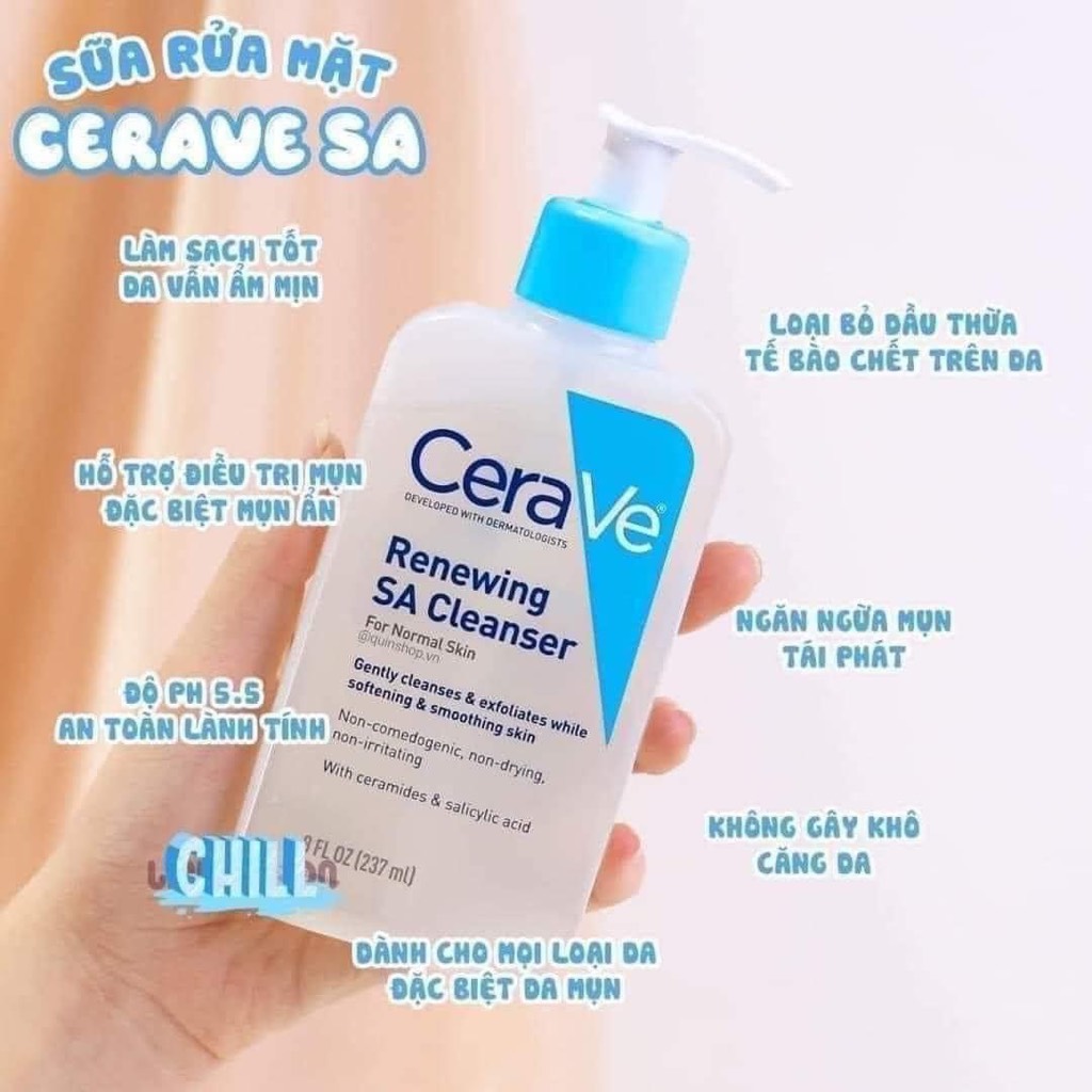 Sữa rửa mặt Carave SA nhạy cảm MP