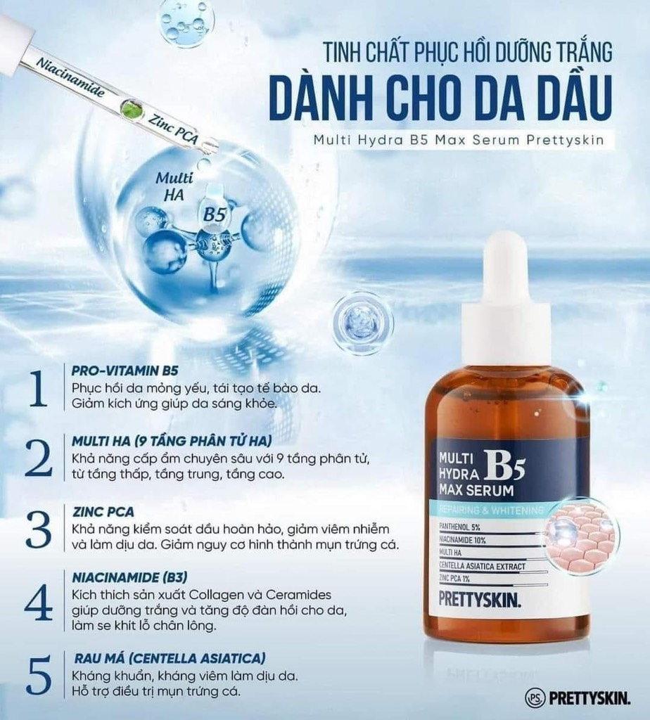 Serum B5 Da Dầu mụn MP