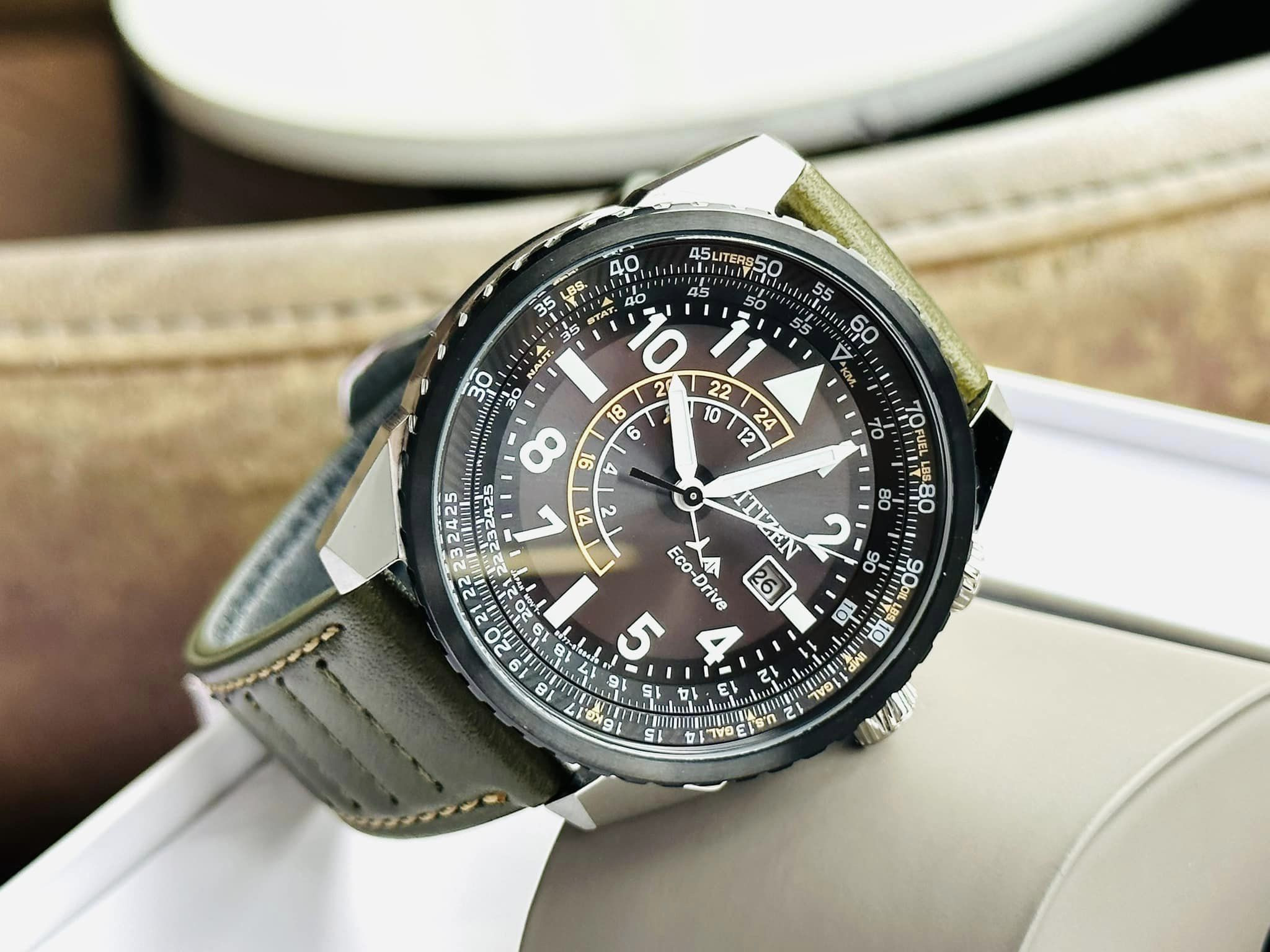 Đồng hồ nam Citizen BJ713804E Eco-Drive Promaster Nighthawk Watch 42mm