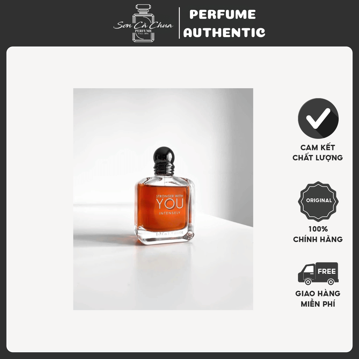 Full 100ml - Nước Hoa Nam chính hãng Stronger With You Intensely