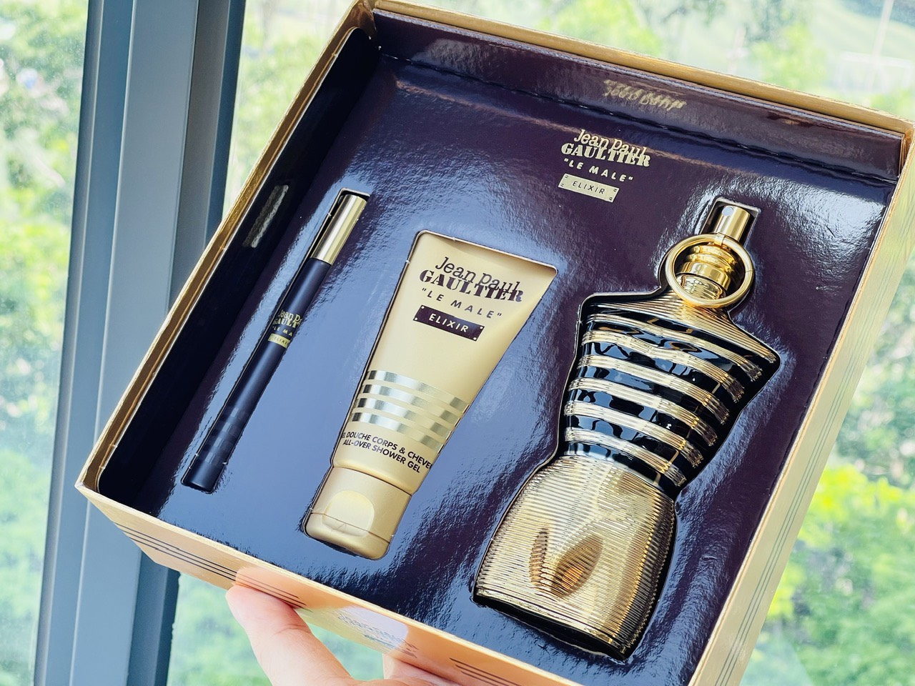 Set Nước Hoa Nam Jean Paul Gaultier Le Male Elixir Parfum 125ml 3 Món