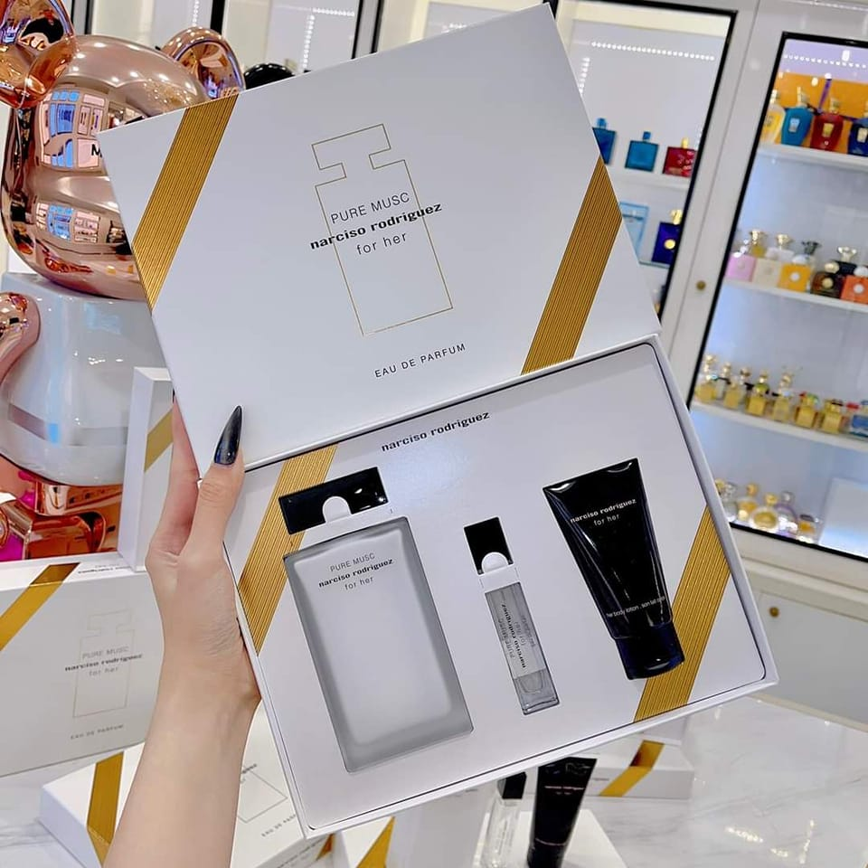 𝐒et Nước hoa nữu Narciso Pure Musc ( nar trắng)