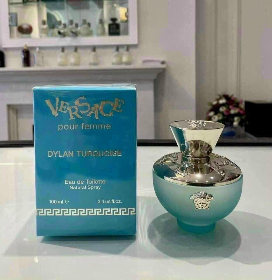 Full 100ml - Nước hoa nữ Versace Dylan Turquoise Pour Femme