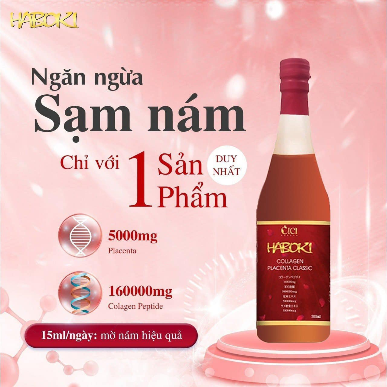 Nước uống collagen haboki