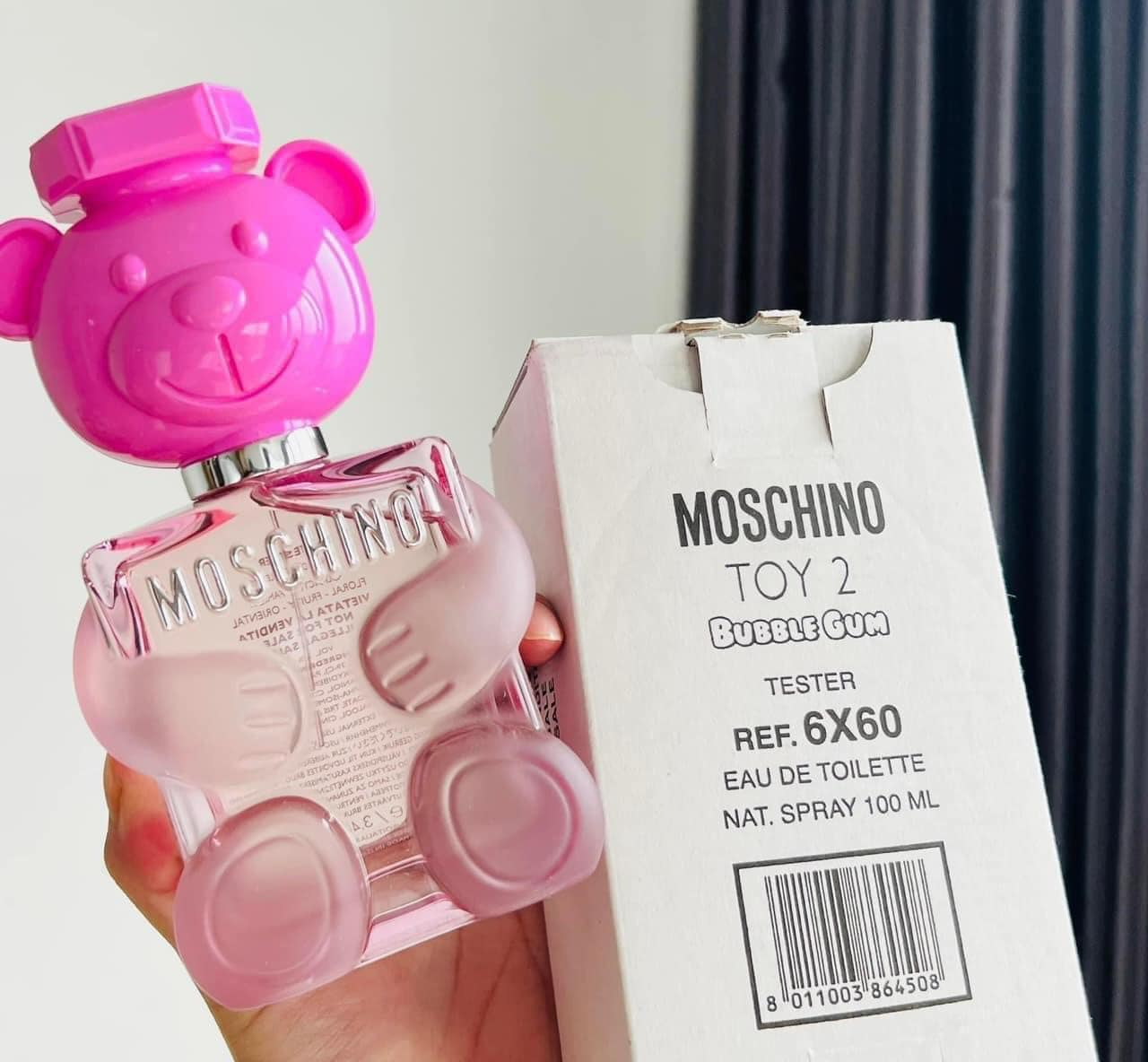 Tester 100ml - Nước hoa nữ Moschino Toy 2 Bubble Gum