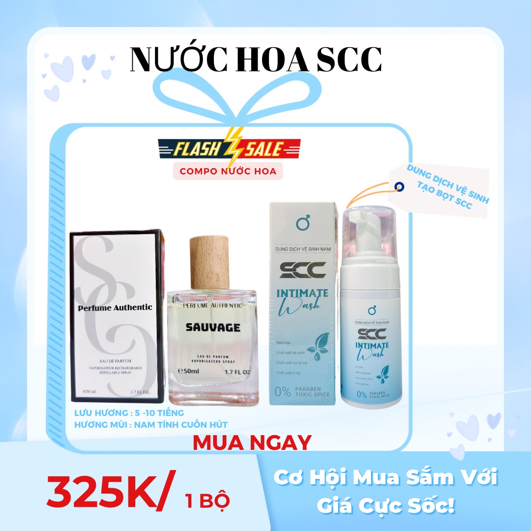 Combo nước hoa nam Sauvage size 50ml