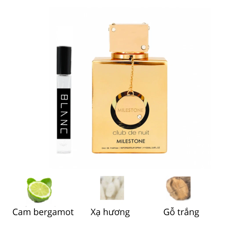 Nước Hoa Unisex Armaf Club De Nuit Milestone Eau De Parfum (1t)