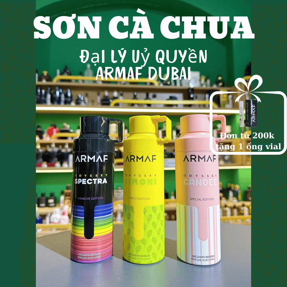 Xịt thơm nước hoa body Armaf Odyssey ( đủ loại) - chính hãng 200ml