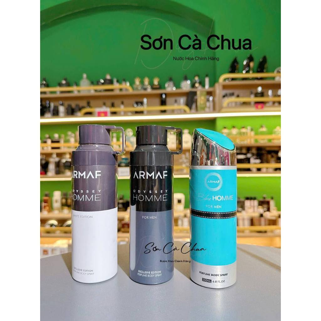 Xịt body nước hoa nam nữ Armaf Odyssey - 200ml chính hãng