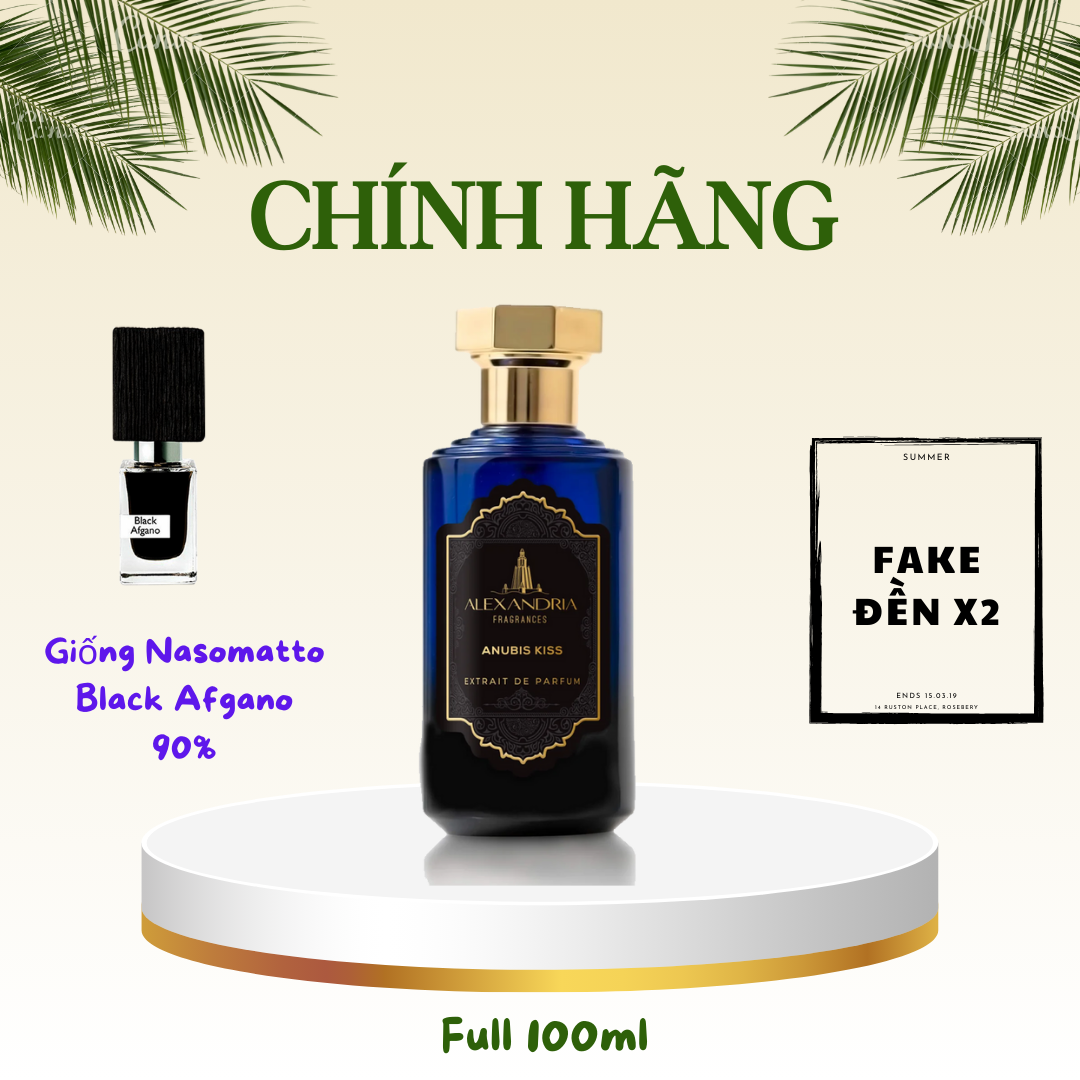 Nước Hoa Unisex Alexandria Fragrances Anubis Kiss Extrait Inspired By Black Nasomatto