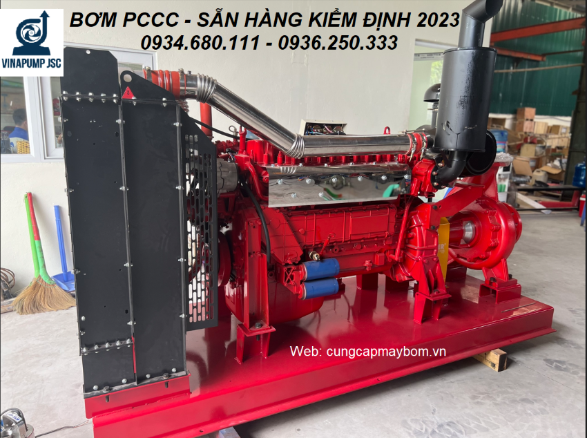 BẢNG GIÁ MÁY BƠM CHỮA CHÁY CHẠY DẦU 2023