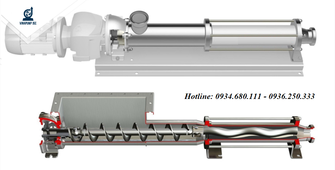 Cấu tạo của bơm trục vít như nào?