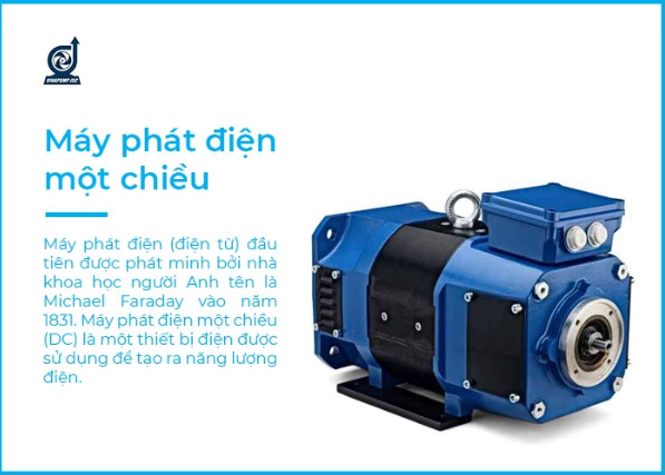 Máy phát điện một chiều là gì? Nguyên lý làm việc của máy phát điện một chiều