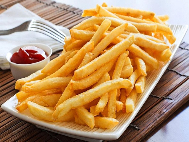 Khoai tây chiên cất trong tủ lạnh cũ không bị ỉu