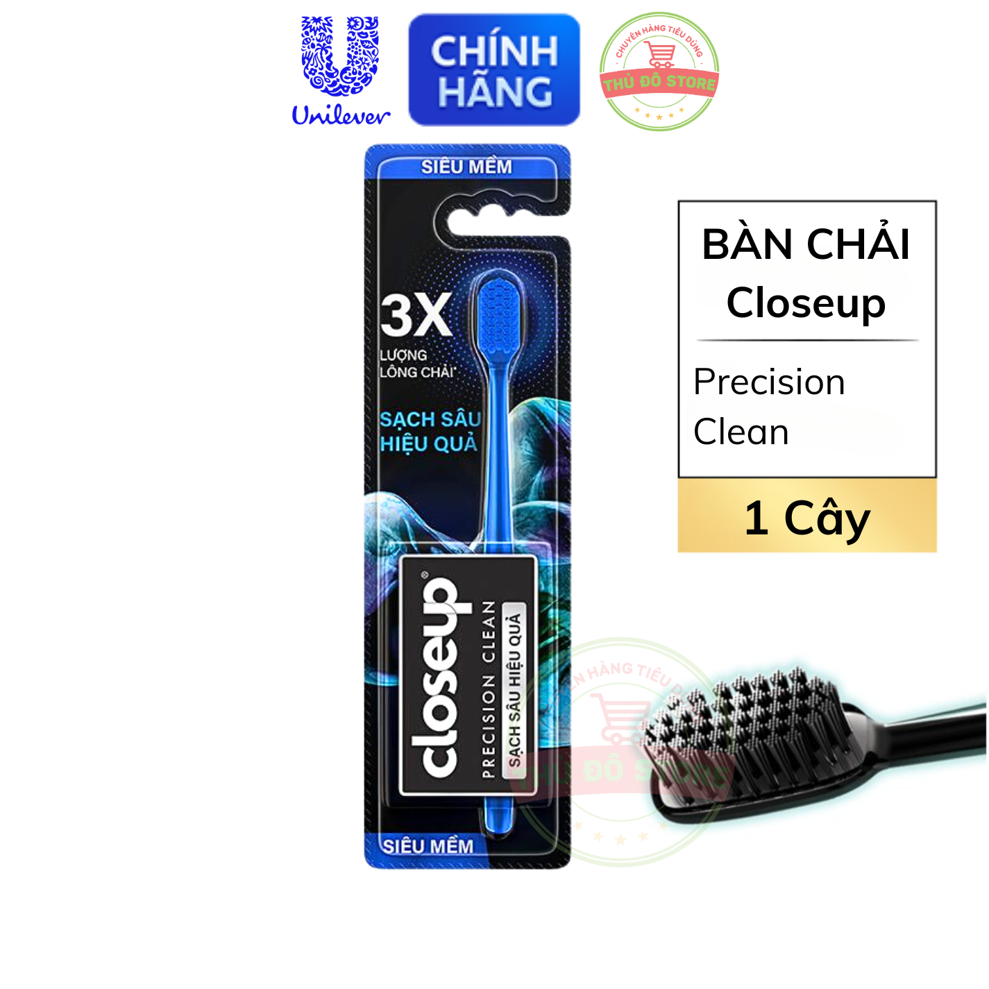 Bàn Chải Đánh Răng Closeup Precision Clean Siêu Mềm