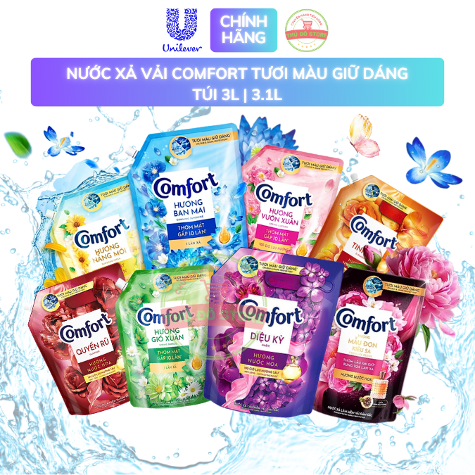 Nước Xả Vải Comfort - Túi 3.1L