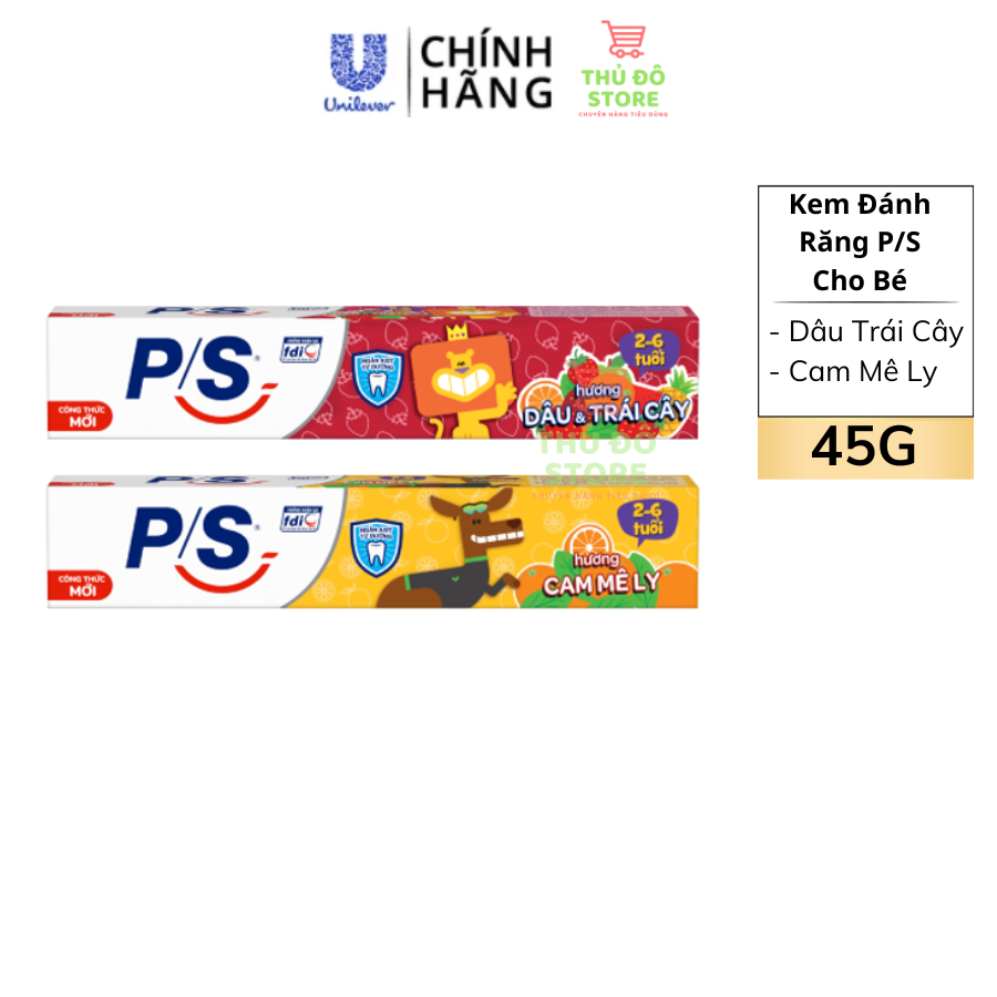 Kem Đánh Răng PS Cho Bé - Tuýp 45G