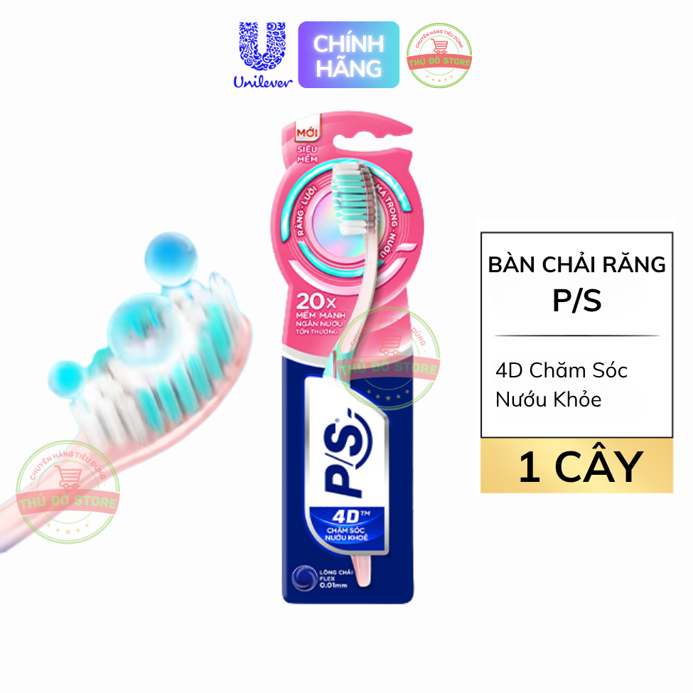 Bàn Chải Đánh Răng PS 4D Chăm Sóc Nướu Khoẻ Cao Cấp