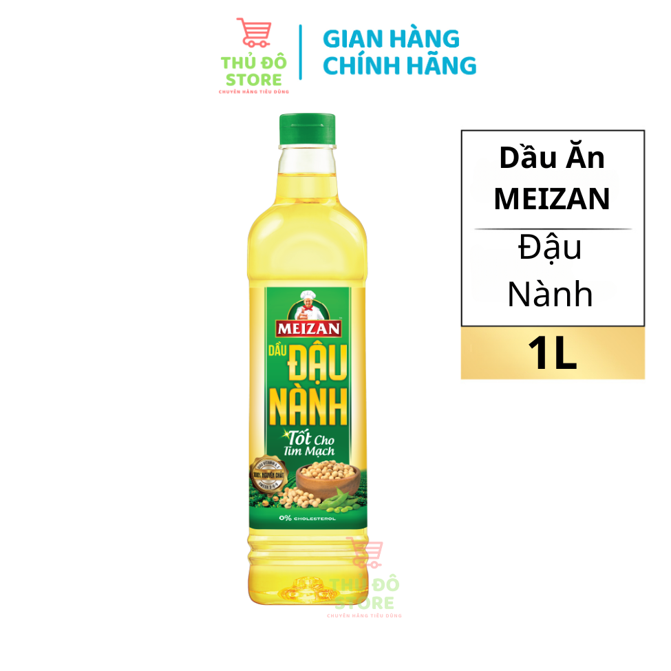 Dầu Ăn Meizan Đậu Nành - Chai 1L