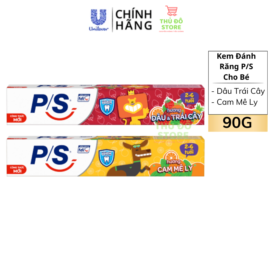 Kem Đánh Răng PS Cho Bé- Tuýp 90G