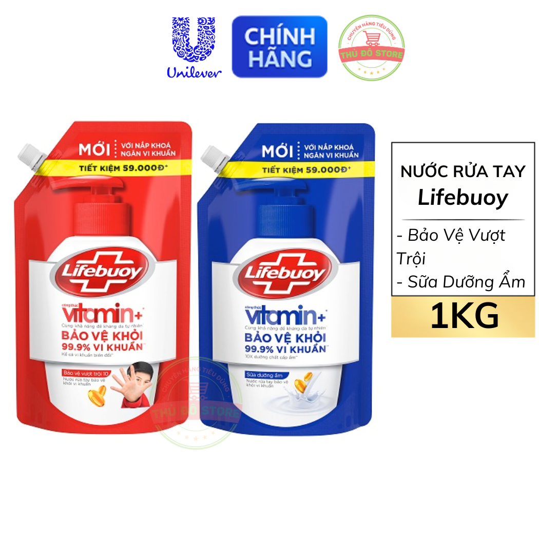 Nước Rửa Tay Lifebuoy - Túi 1KG