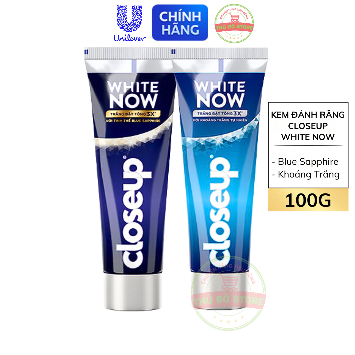 Kem Đánh Răng Closeup White Now  - Tuýp 100G