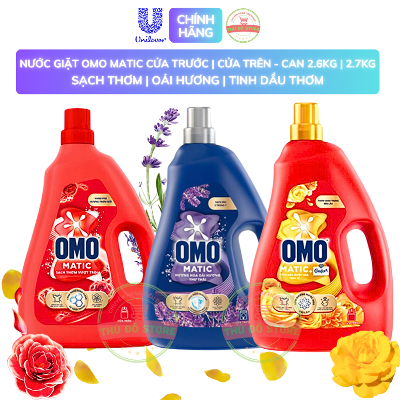Nước Giặt OMO MATIC CAN