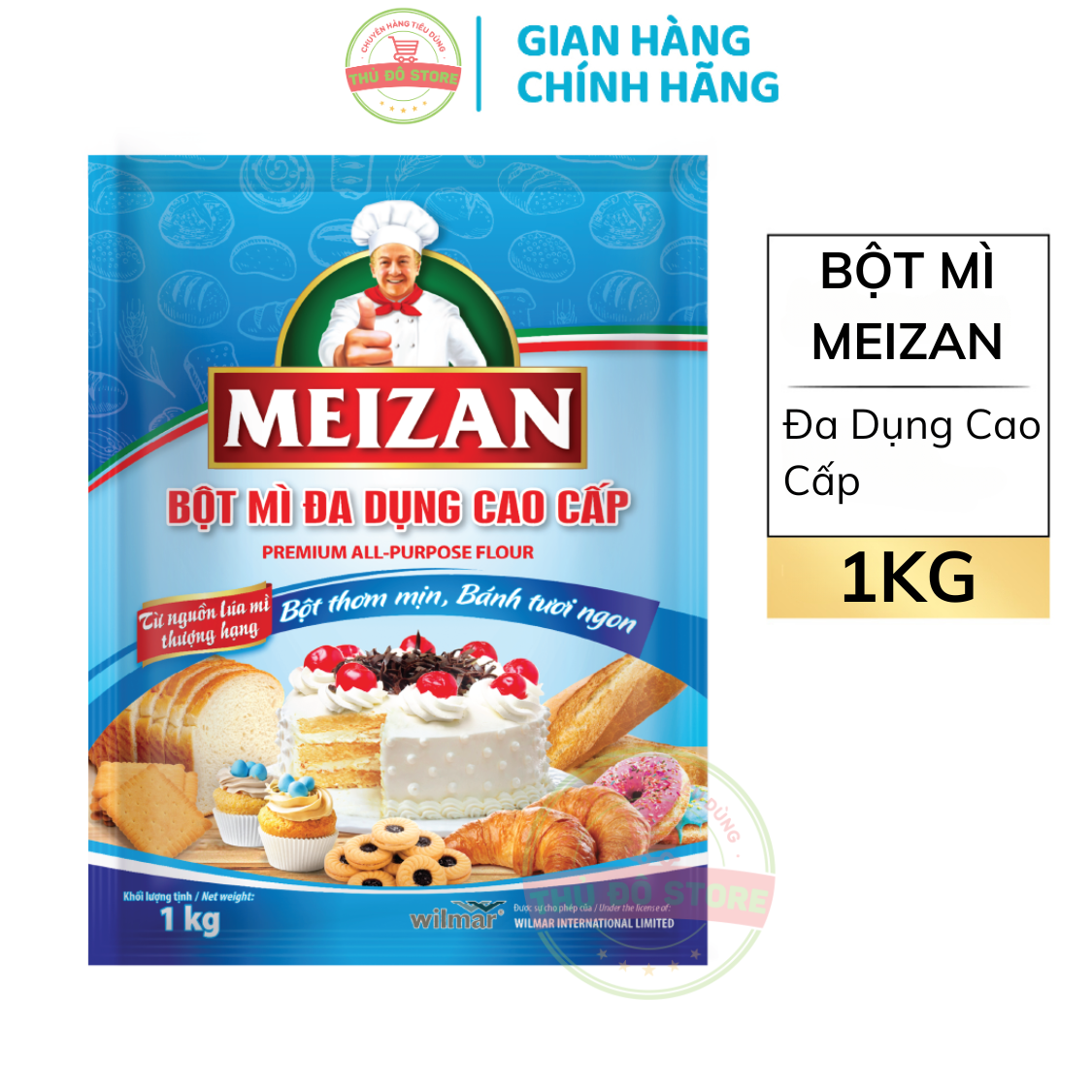 Bột Mì Meizan Đa Dụng Cao Cấp - Gói 1KG