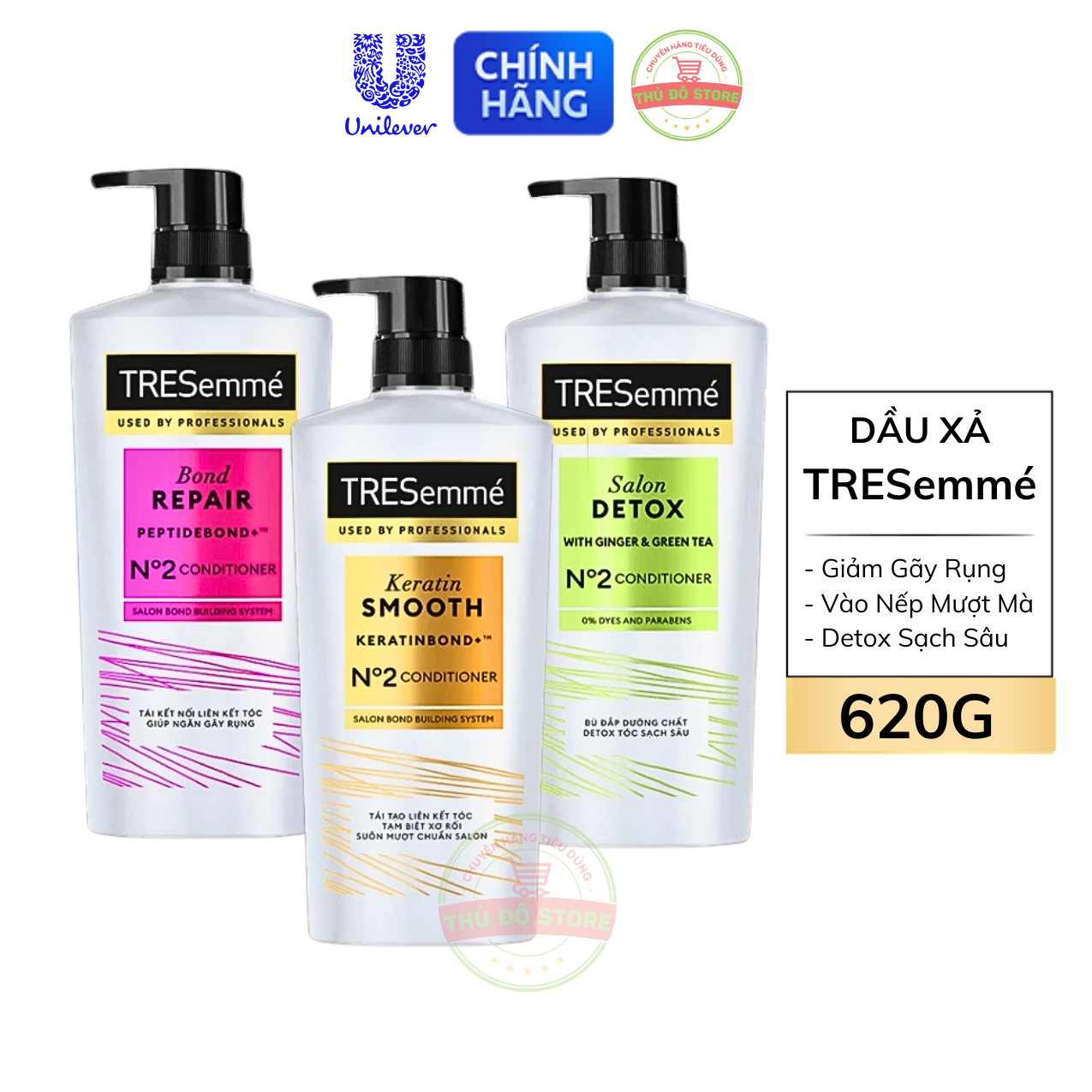 Dầu Xả TRESemme - Chai 620G
