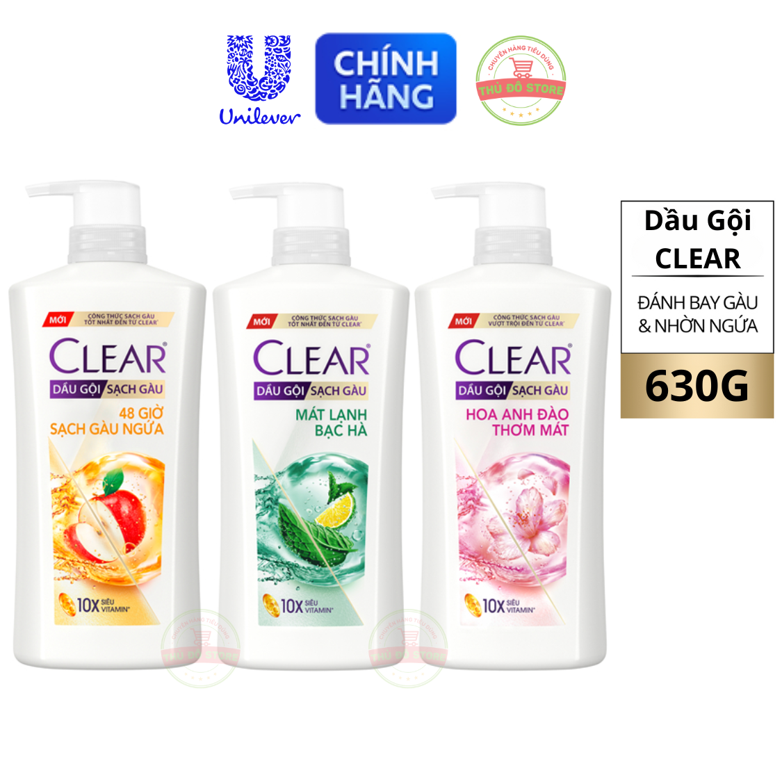 Dầu Gội Clear 630G