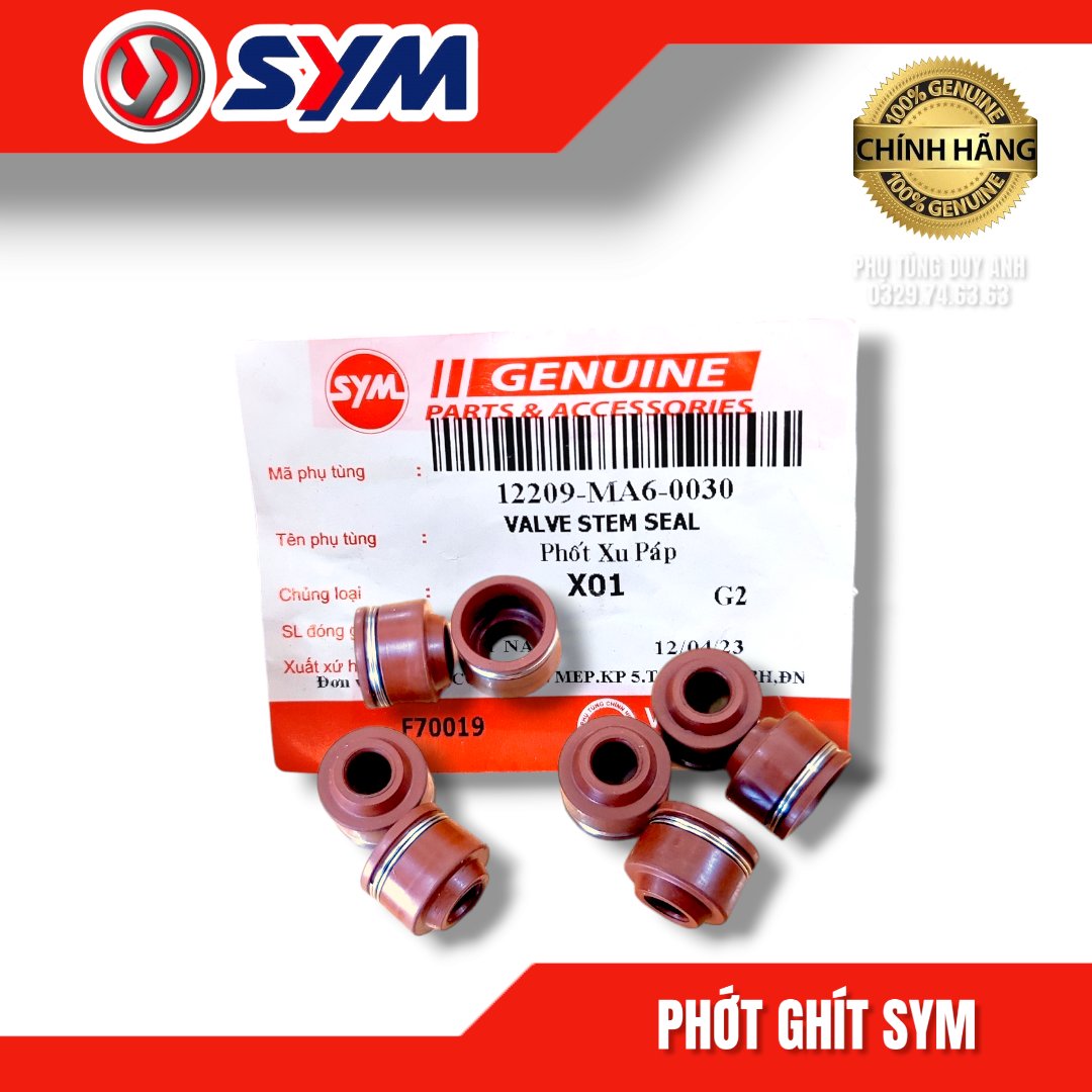 Phớt ghít/ nấm xu páp SYM ( Túi 20c)