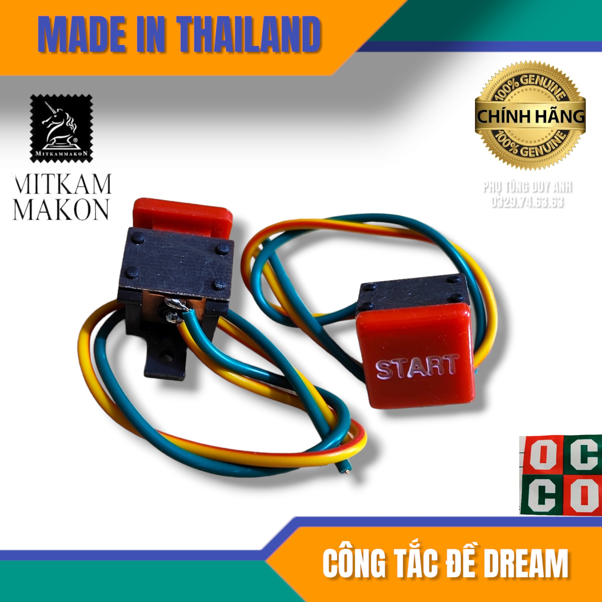 Công tắc đề-DR OCCO Thailan