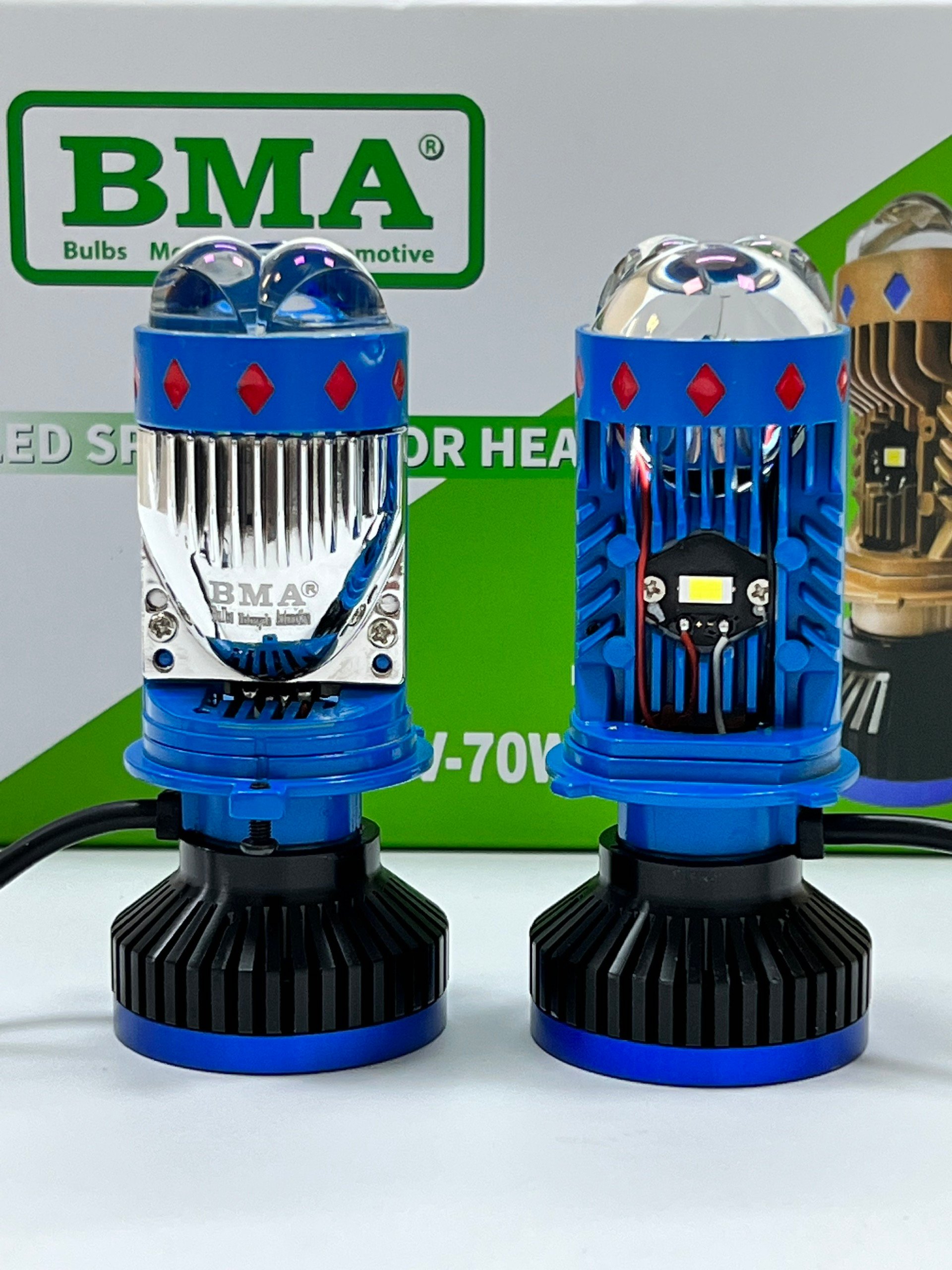 Bộ đôi Led bi cầu T8 BMA 75W  siêu sáng