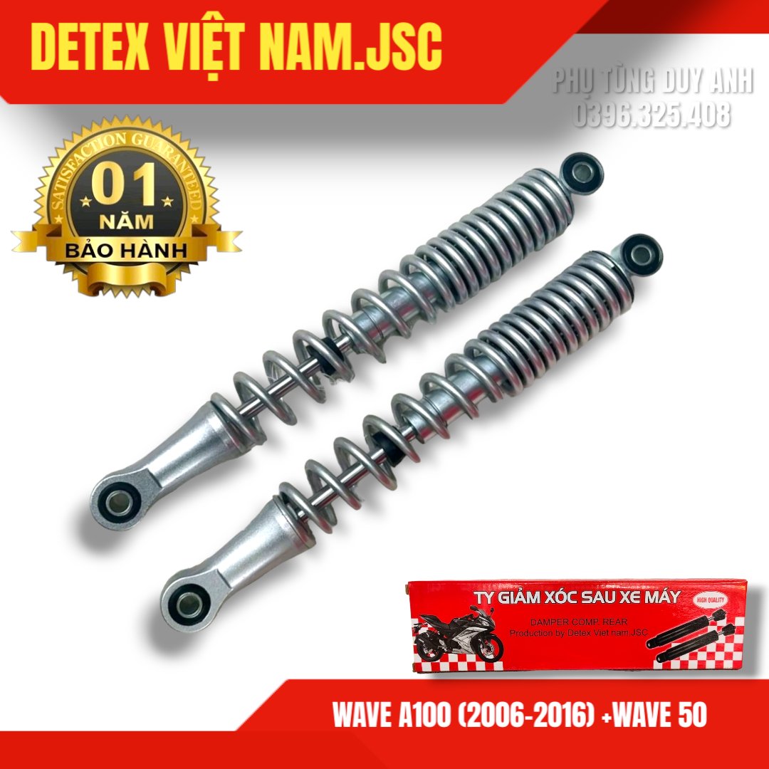 Giảm xóc sau Detex WA A (bạc) - (T10)