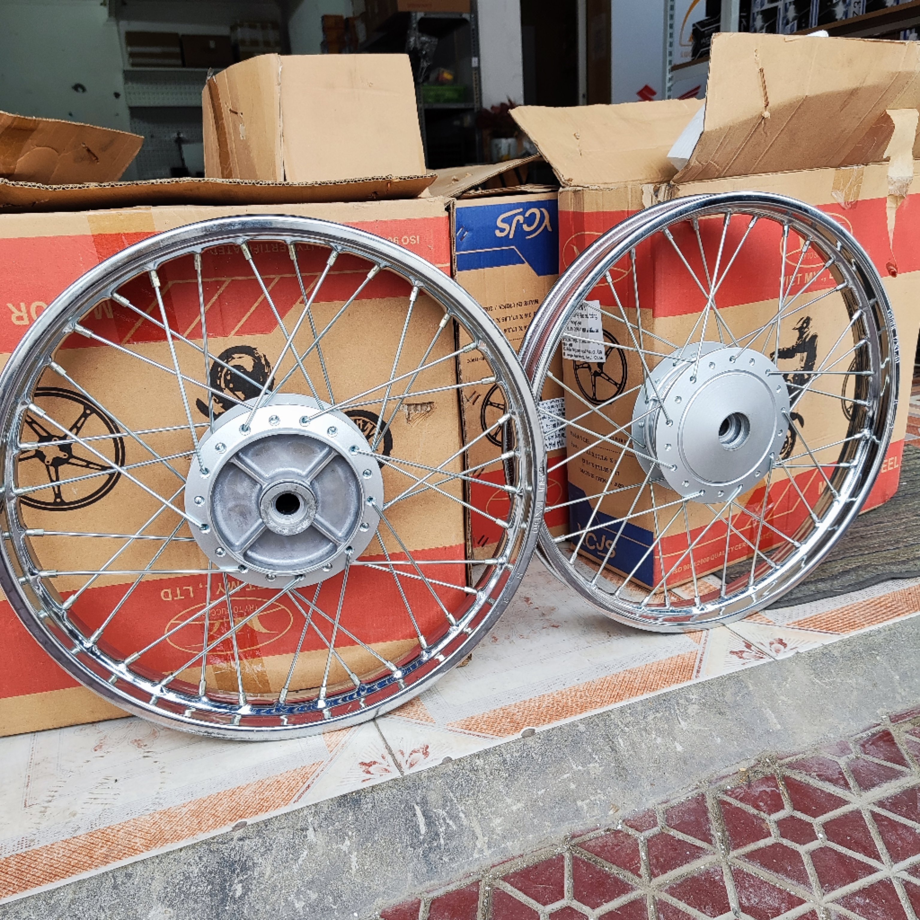 Bộ vành tháo xe honda  S110 cơ (Mới 100%)