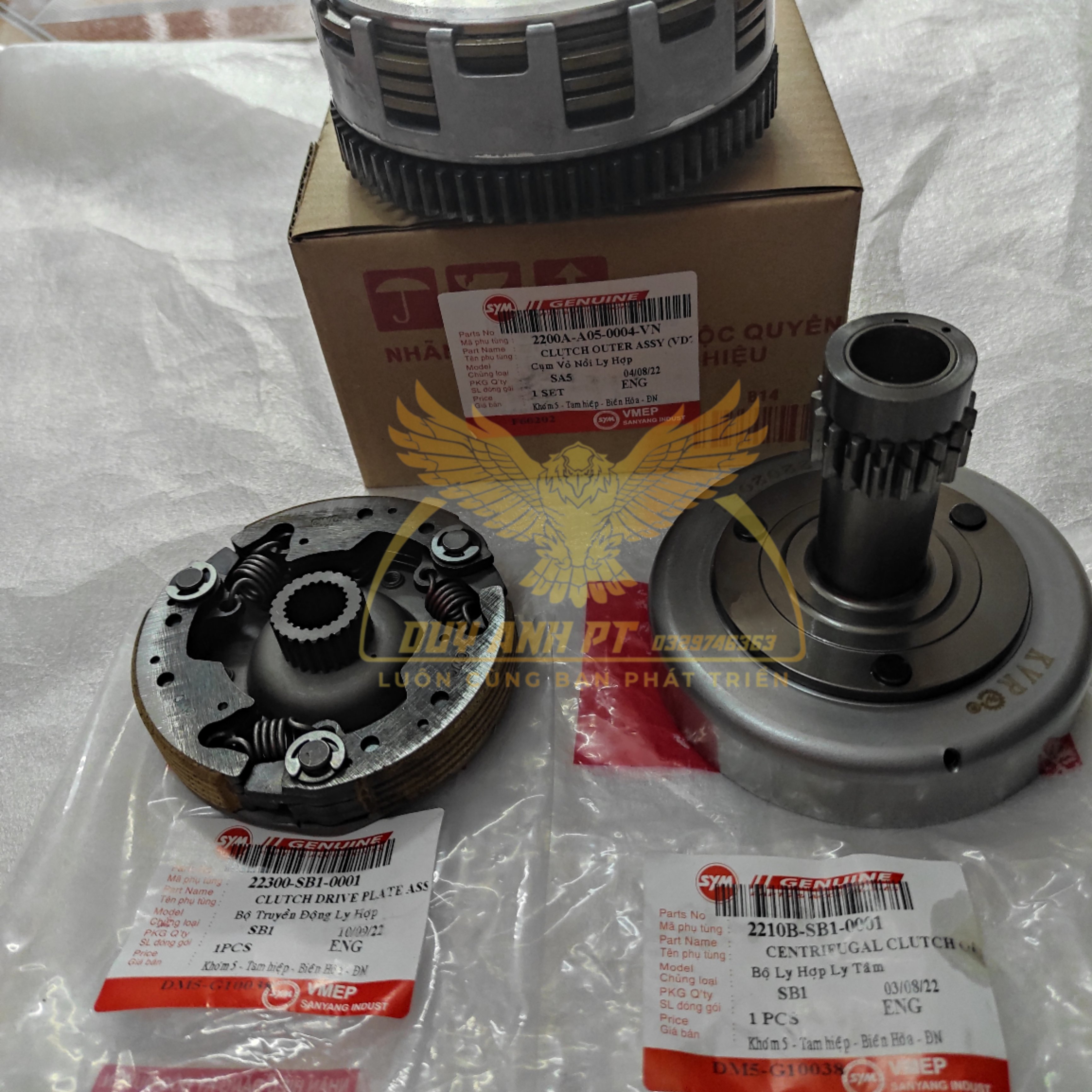 Bộ côn SYM nắp cho Dream SANDA- Dream Thái (3PC)-SB1