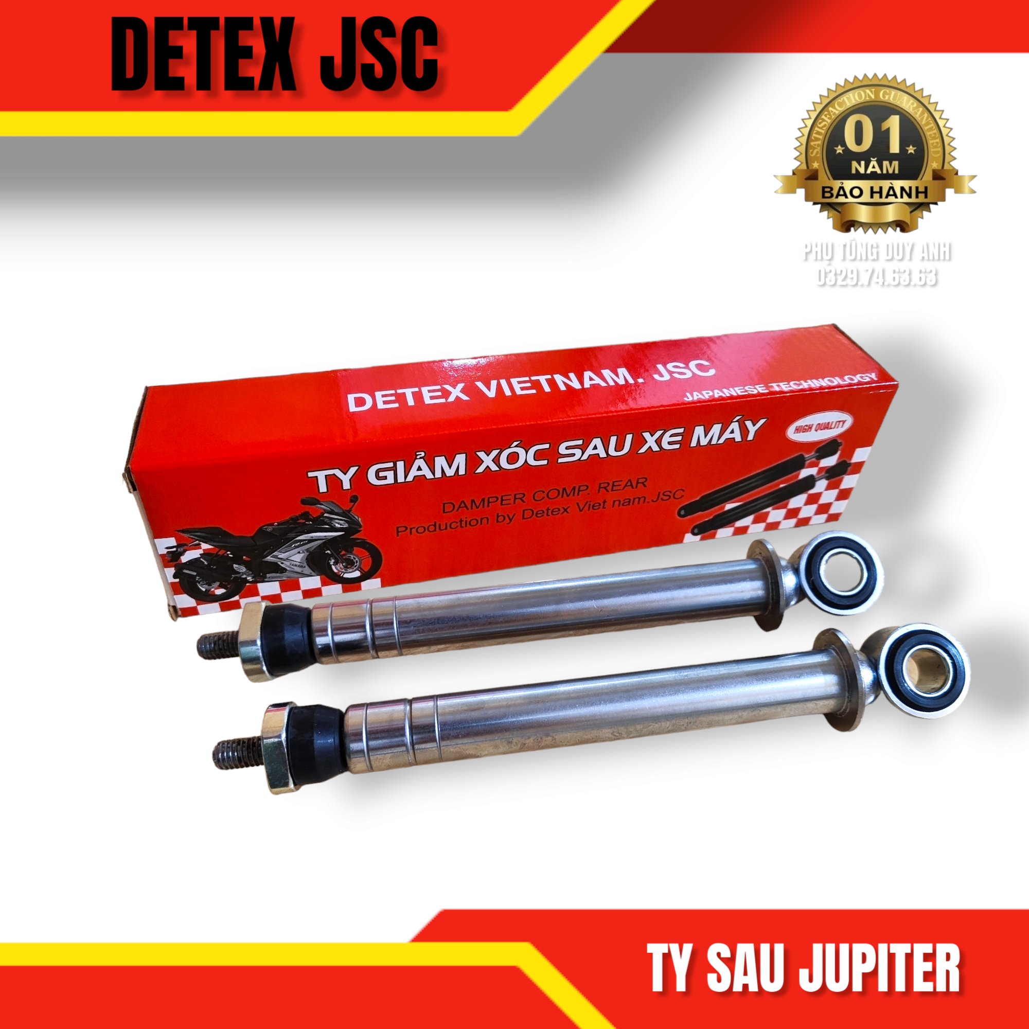 Ty sau giảm xóc Detex JU (8x18) (T30)
