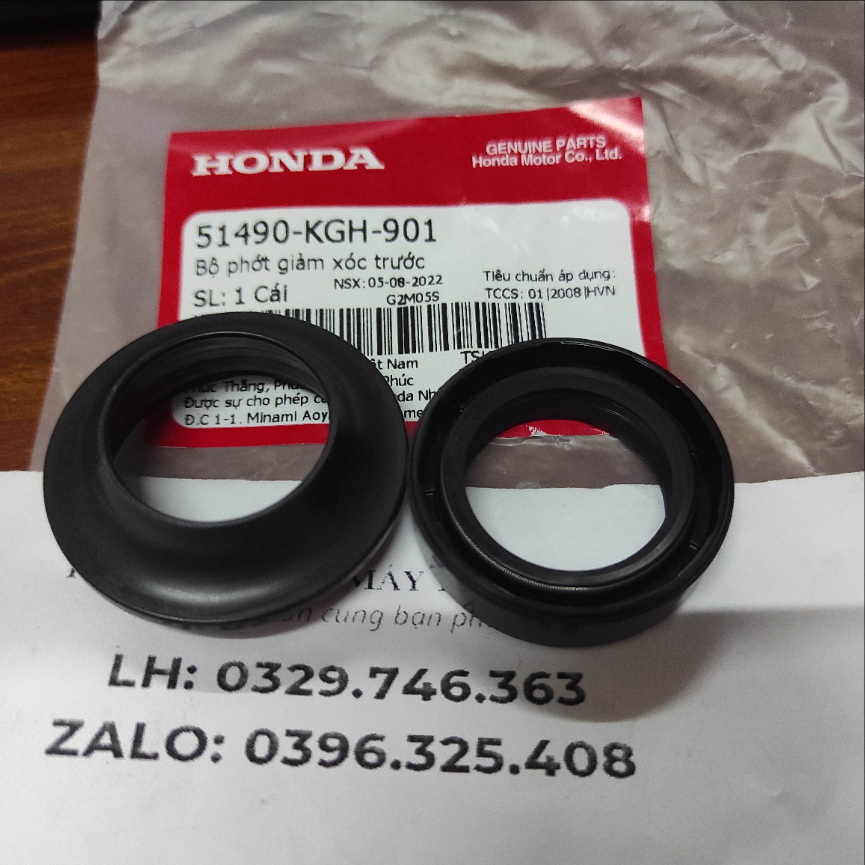 Bộ phớt giảm xóc trước Honda Wave 110 Rsx - S / AB 110 / AB125 / Dream / Wave / Future / VARIO