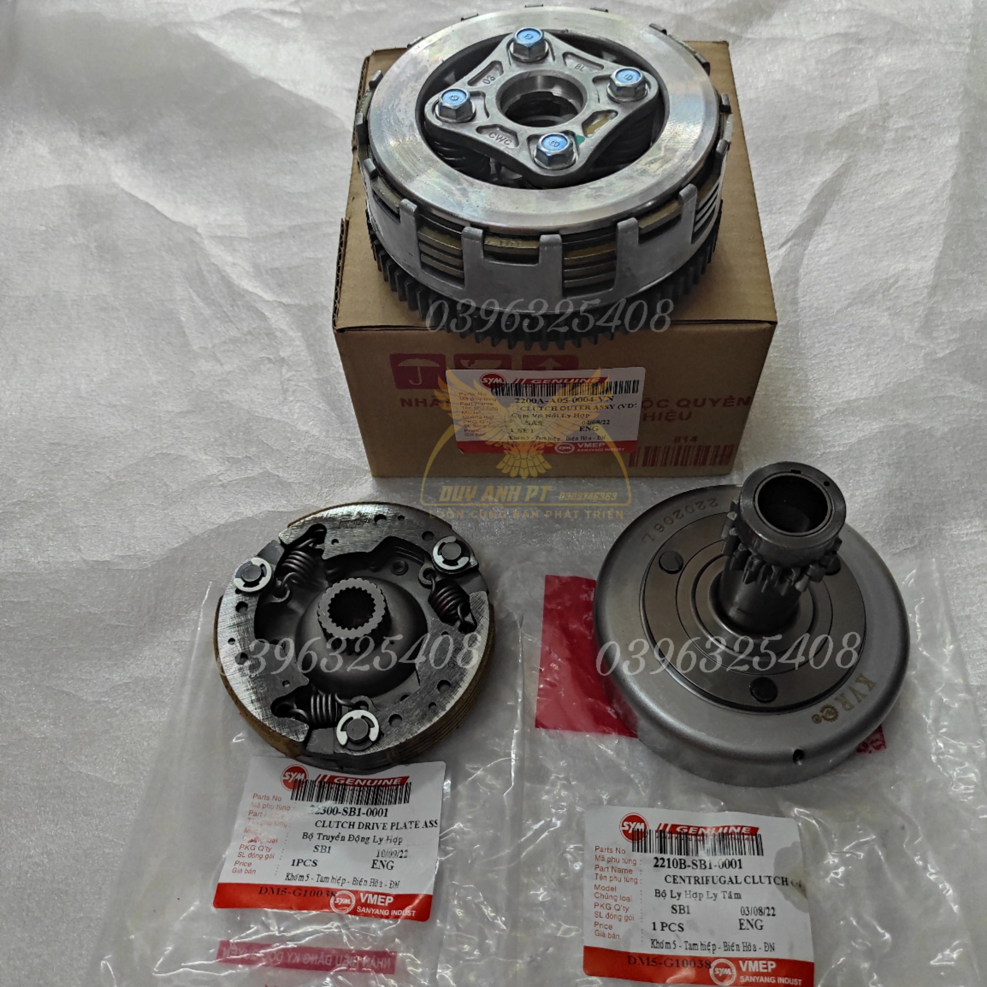 Bộ côn SYM nắp cho Dream SANDA- Dream Thái (3PC)-SB1