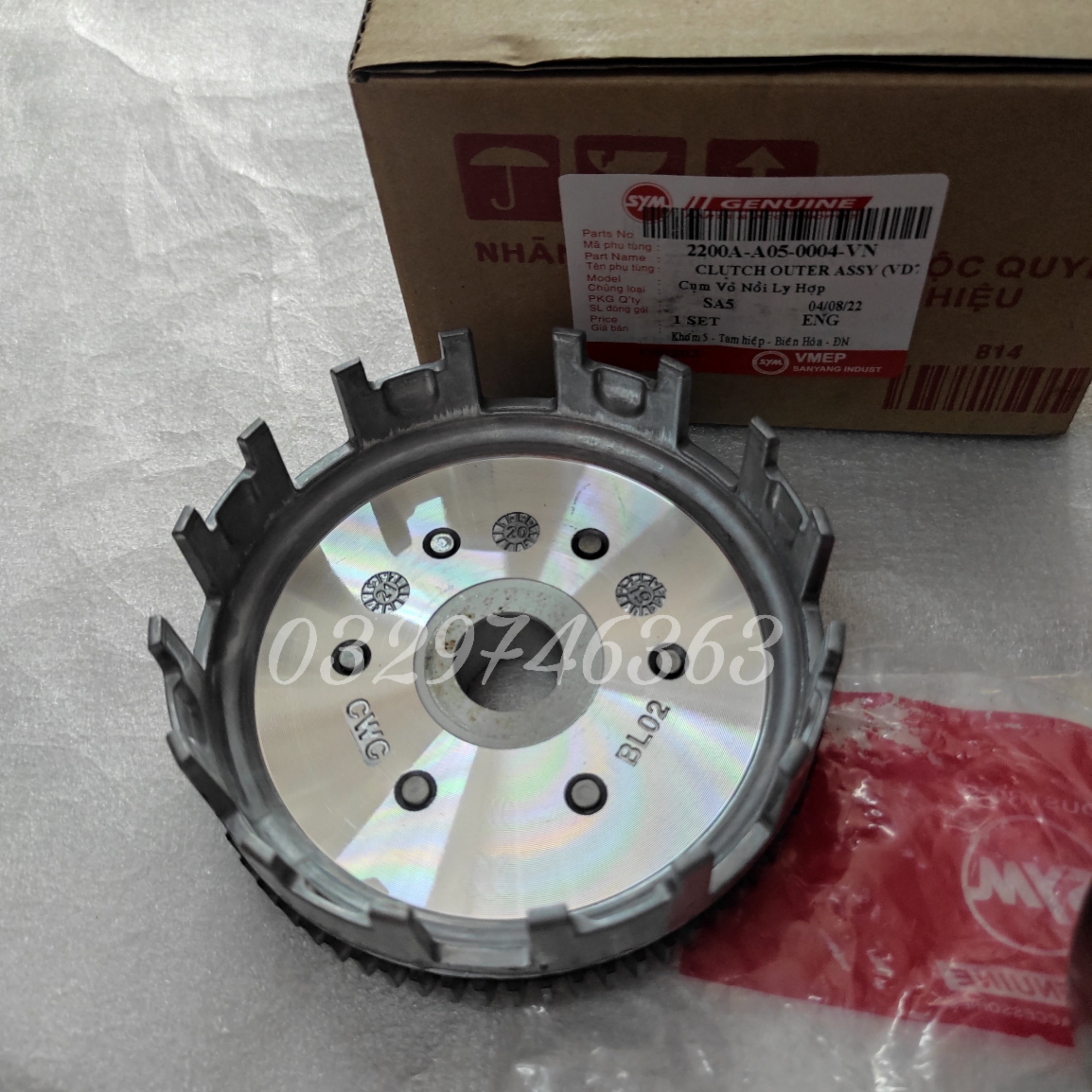 Bộ côn SYM nắp cho Dream SANDA- Dream Thái (3PC)-SB1