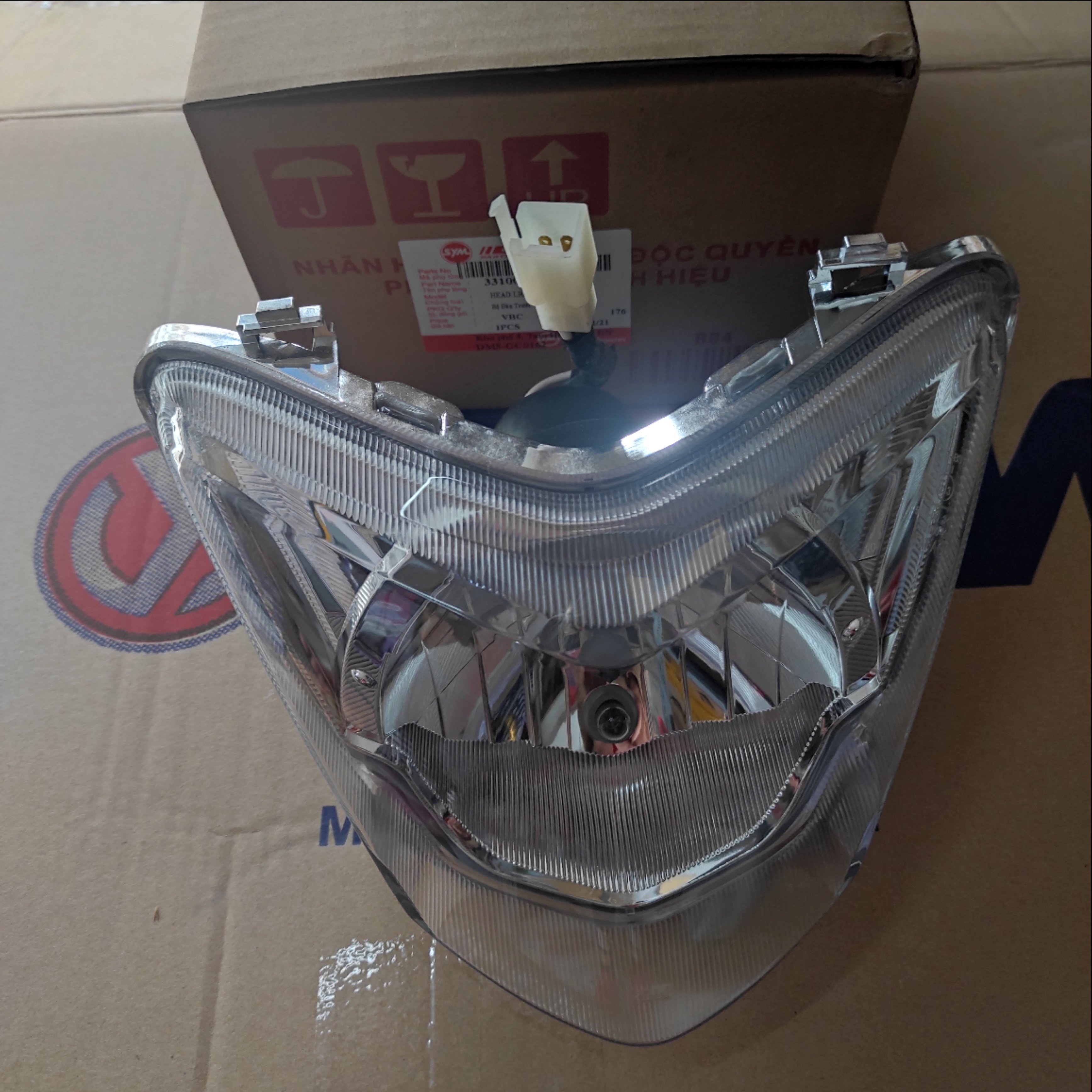 Bộ Đèn Trước Galaxy sym chính hãng