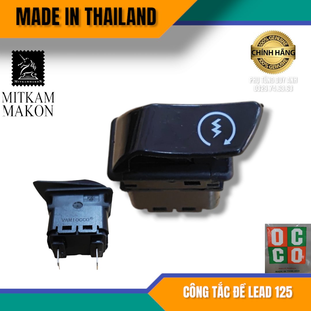 Công tắc đề Lead 125 – Vision 125 OCCO Thailan