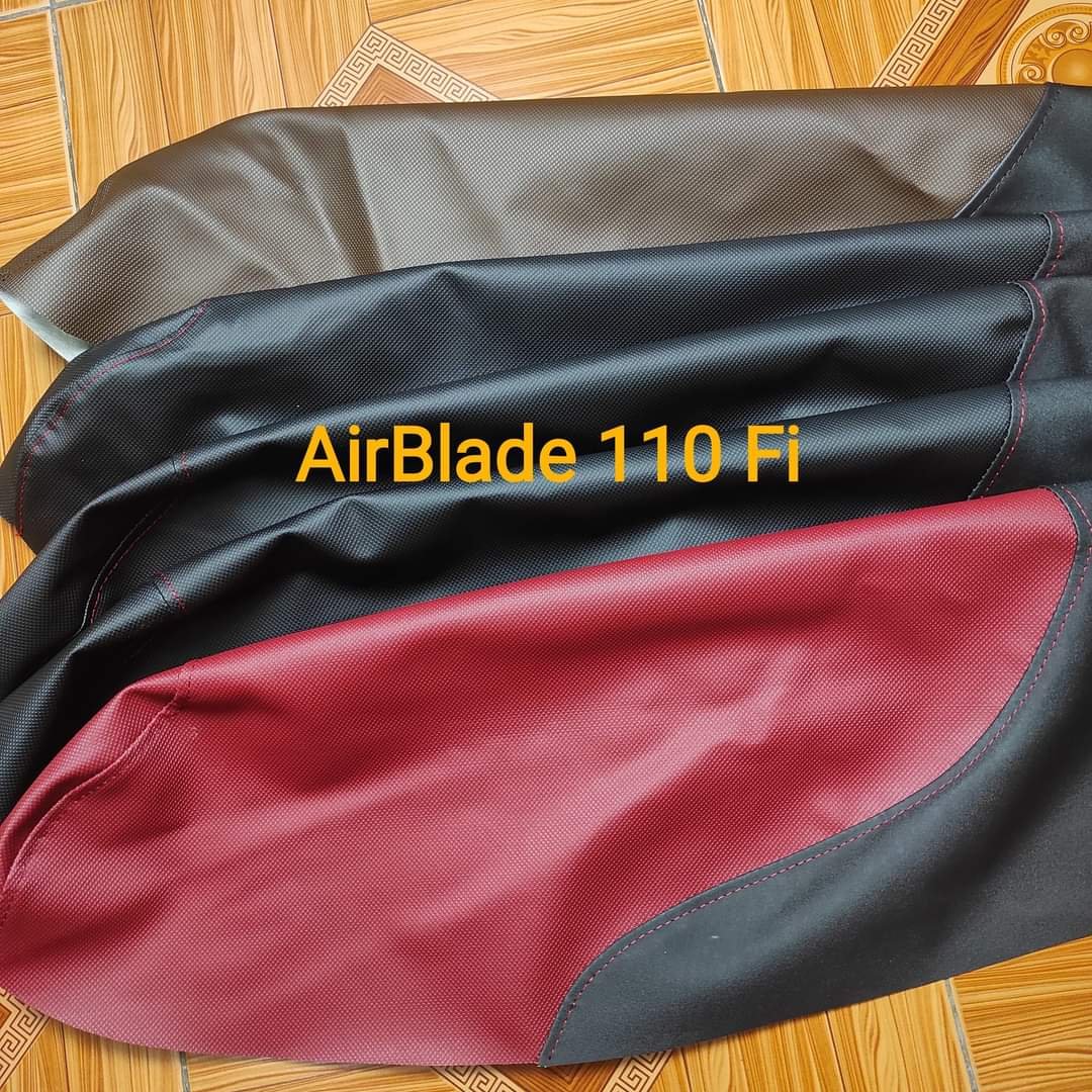 Vỏ yên Airblade béo- đỏ