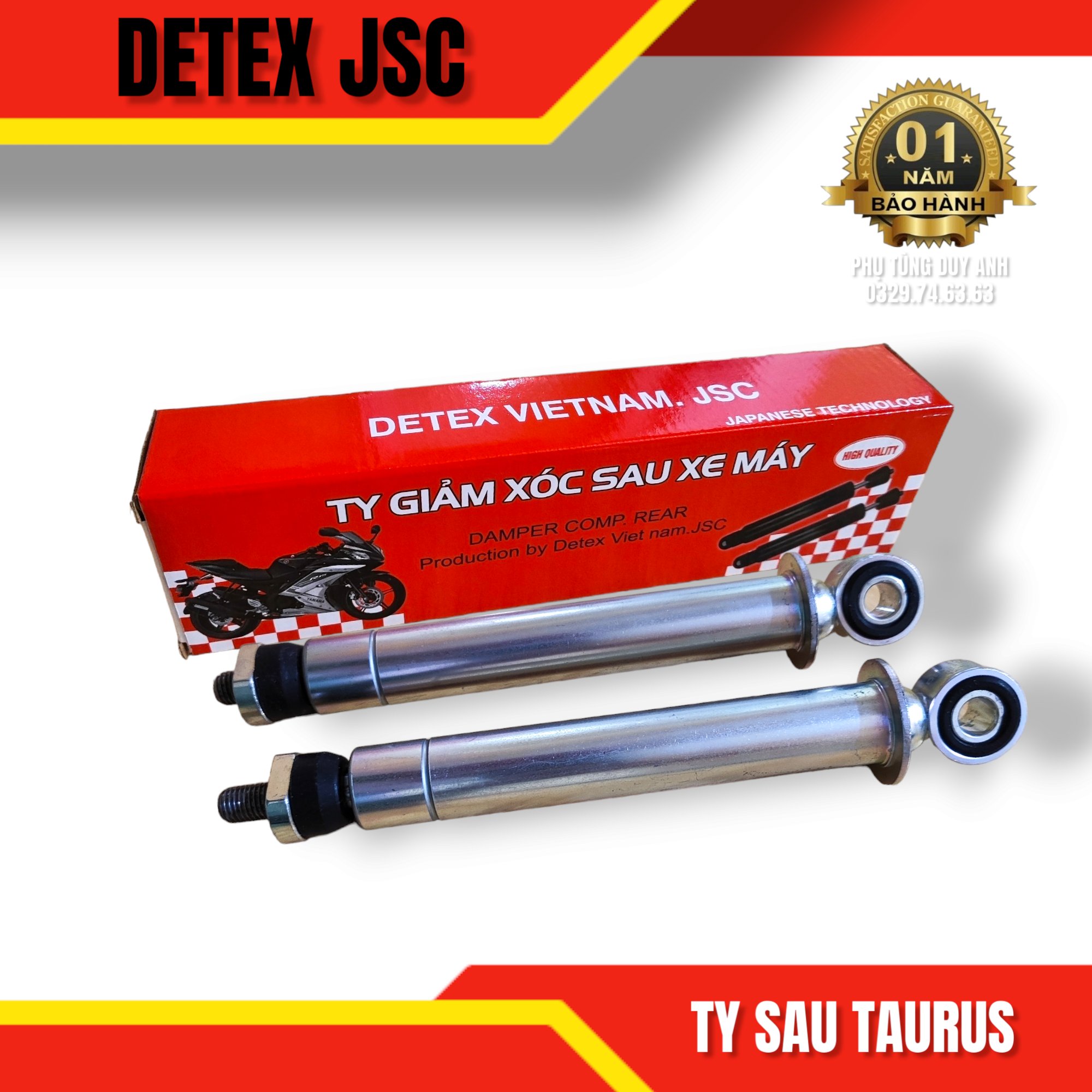 Ty sau giảm xóc Detex Taurus (10x23) (T30)