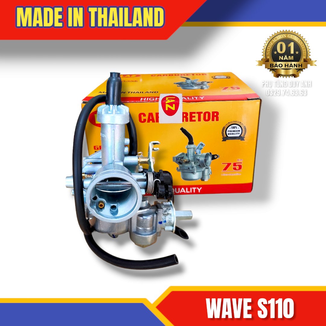 Chế hòa khí, BXC Wave S110 LAZ Thái Lan