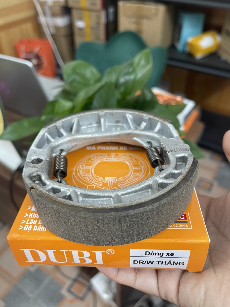 MÁ PHANH DREAM WAVE DUBI  LÒ XO THẲNG HỘP CAM