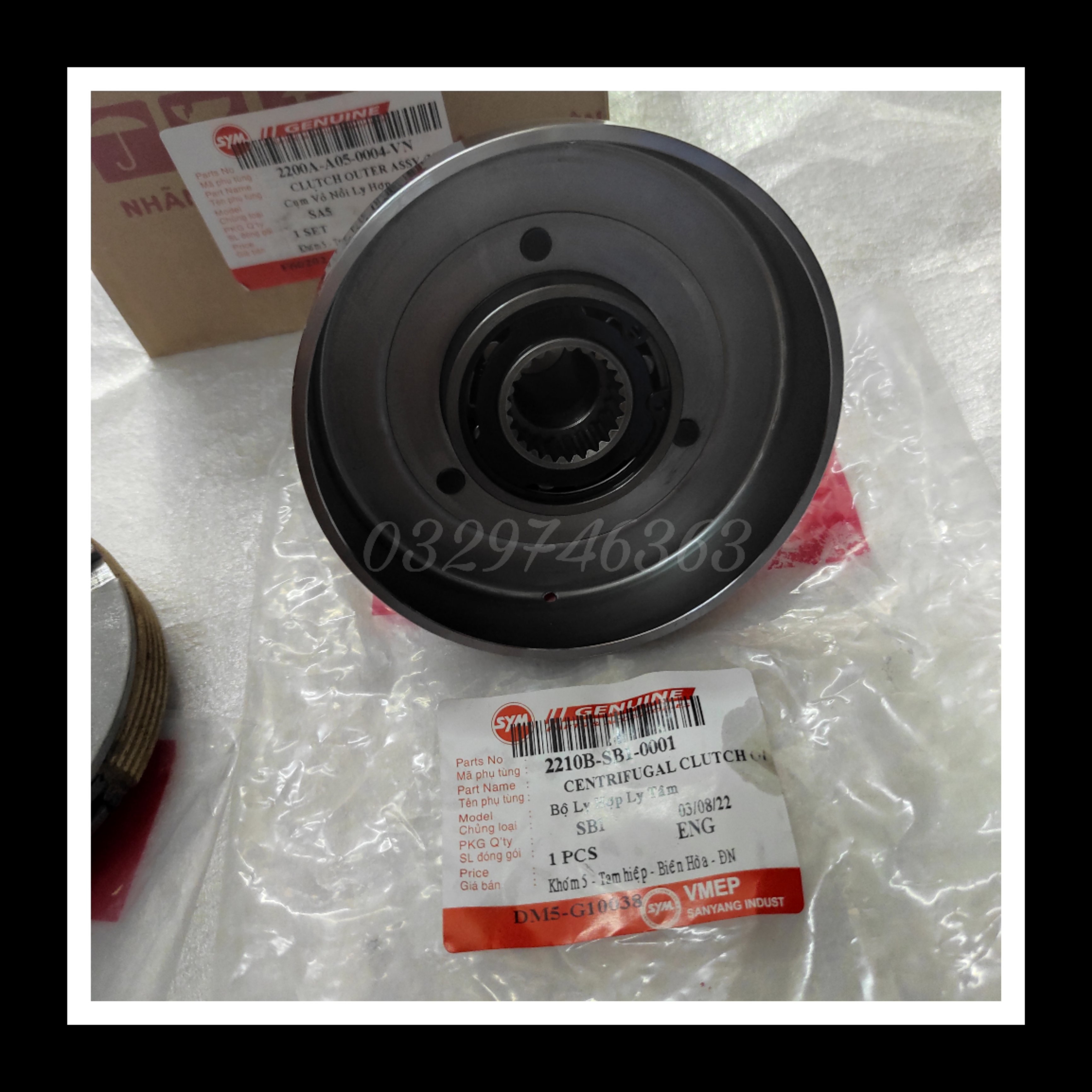 Bộ côn SYM nắp cho Dream SANDA- Dream Thái (3PC)-SB1