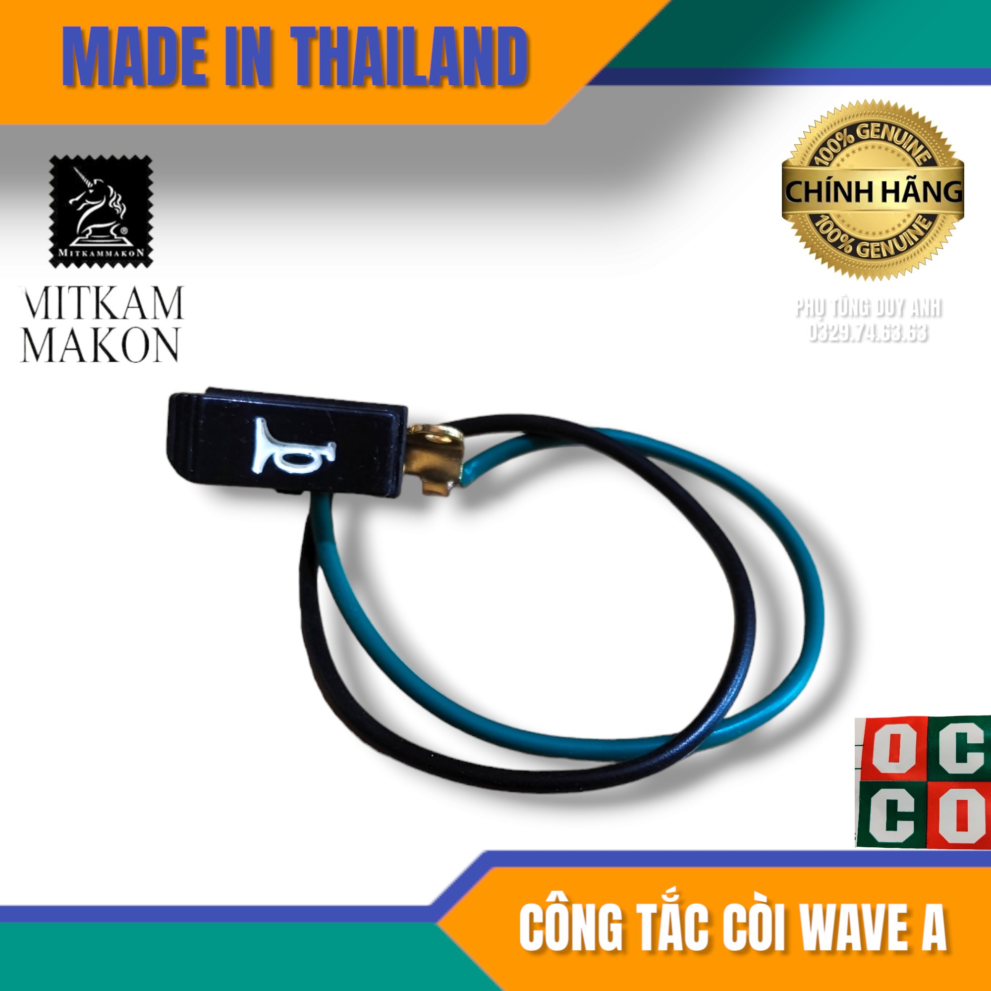 Công tắc còi Wave Thailan